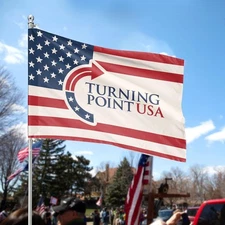 Charlie Kirk Flag 3x5 Ft - Turning Point USA, RIP Charlie Kirk, Pray for Charlie