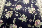9X6 EXQUISITE MINT HAND KNOTTED VEGETABLE DYE WOOL EGGPLANT TABRIZZ TURKISH RUG — photo 1