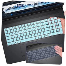 2PCS Keyboard Cover Skin for Dell Latitude 3550 3540 5550 5540 5530 Mint Clear