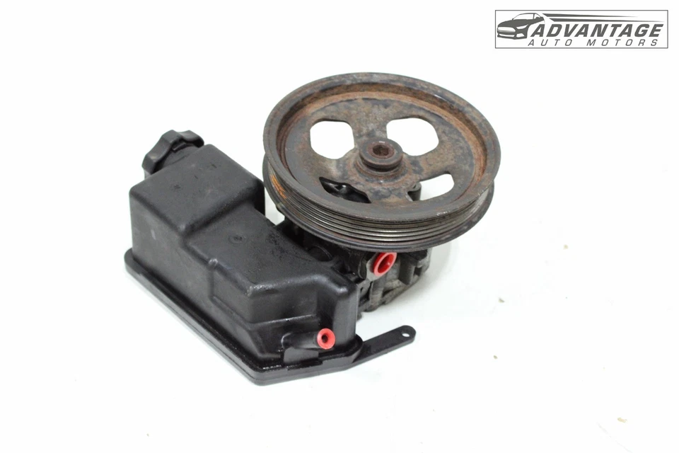 2006-2007 HUMMER H3 POWER STEERING PUMP W/ PULLEY & RESERVOIR OEM - Image 3 of 4