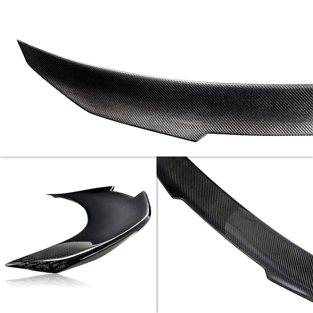 For 2014-2024 Maserati Ghibli M157 Real Carbon Fiber Rear Spoiler High Kick