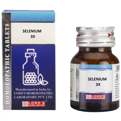 Lords Selenium 3X (25g) Homeopathic Tablet For Hair Fall