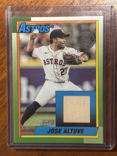 Jose Altuve Topps 2025 Update Series 1990 Relics #90RU-JA Astros Game-Used