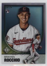 2023 Topps Transcendent Collection Icons Chrome 20/25 Brayan Rocchio #96 12zo