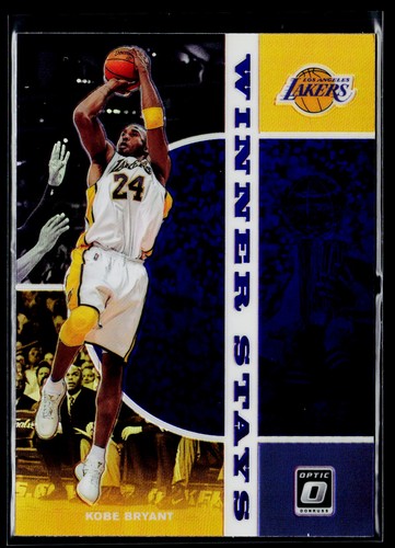 Kobe Bryant [Purple] #12 2019 Panini Donruss Optic Winner Stays card