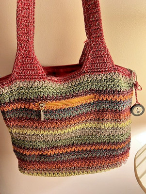 The Sak Multicolor Crochet Shoulder Bag