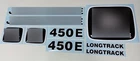 DECAL KIT FITS JD 450 E CRAWLER DOZER LONGTRACK STICKER SET VINYL REPLACEMENT