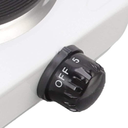 Single Burner 5.5" White Electric Hot Plate Portable Compact Countertop - Picture 5 of 7