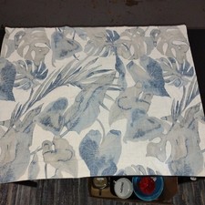 Tommy Bahama Tropical Leaves Blue  Taupe 2 Pillow Shams