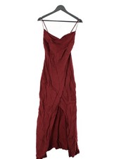 Winona Slip Maxi Dress UK10 in Red