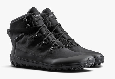 Vivobarefoot Tracker Textile Hiking Ankle Womens Boot In Black US 9 BRAND NEW