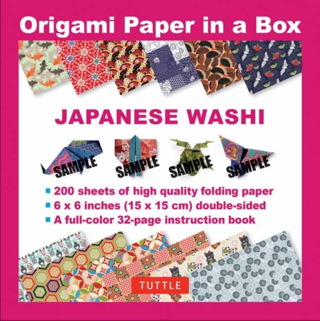 Origami Paper in a Box - Japanese Washi Patterns 200 sheets by Tuttle Publishing