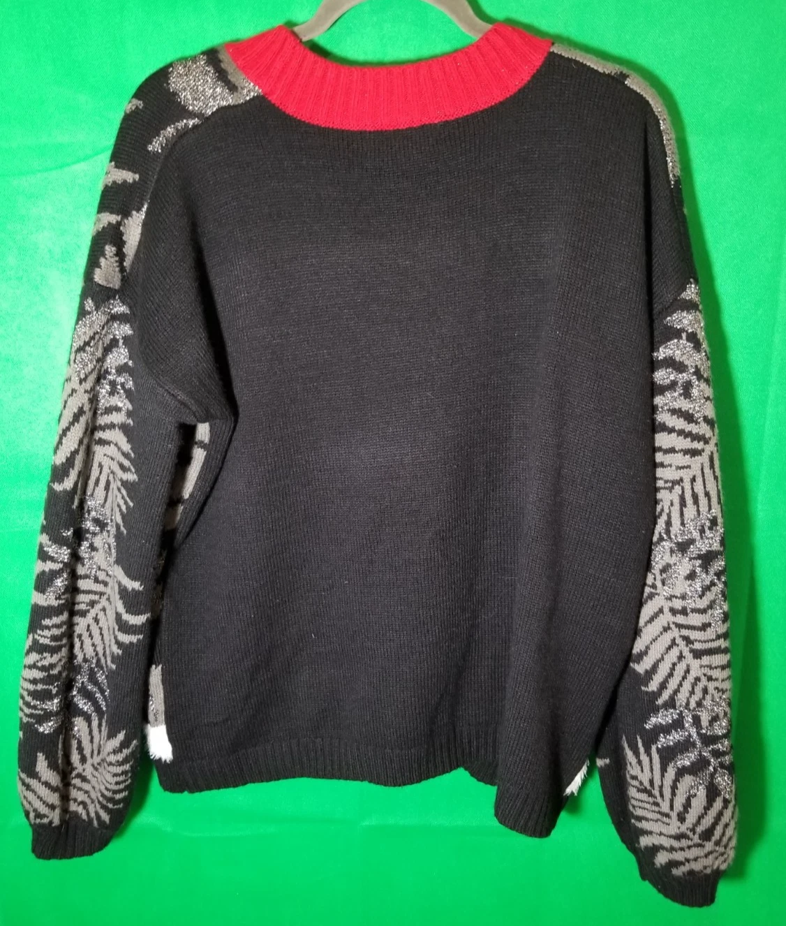 Ugly Christmas 33 Degree Flamingo Tree Large Sweater Sequence Feathers 3D