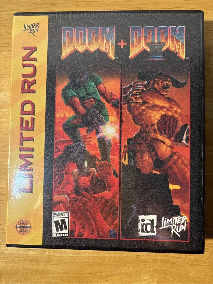 XBOX 10TH ANNIVERSARY VARIANT DOOM 1 & 2 LIMITED RUN GAMES COLLECTORS EDITION - Image 4 of 4