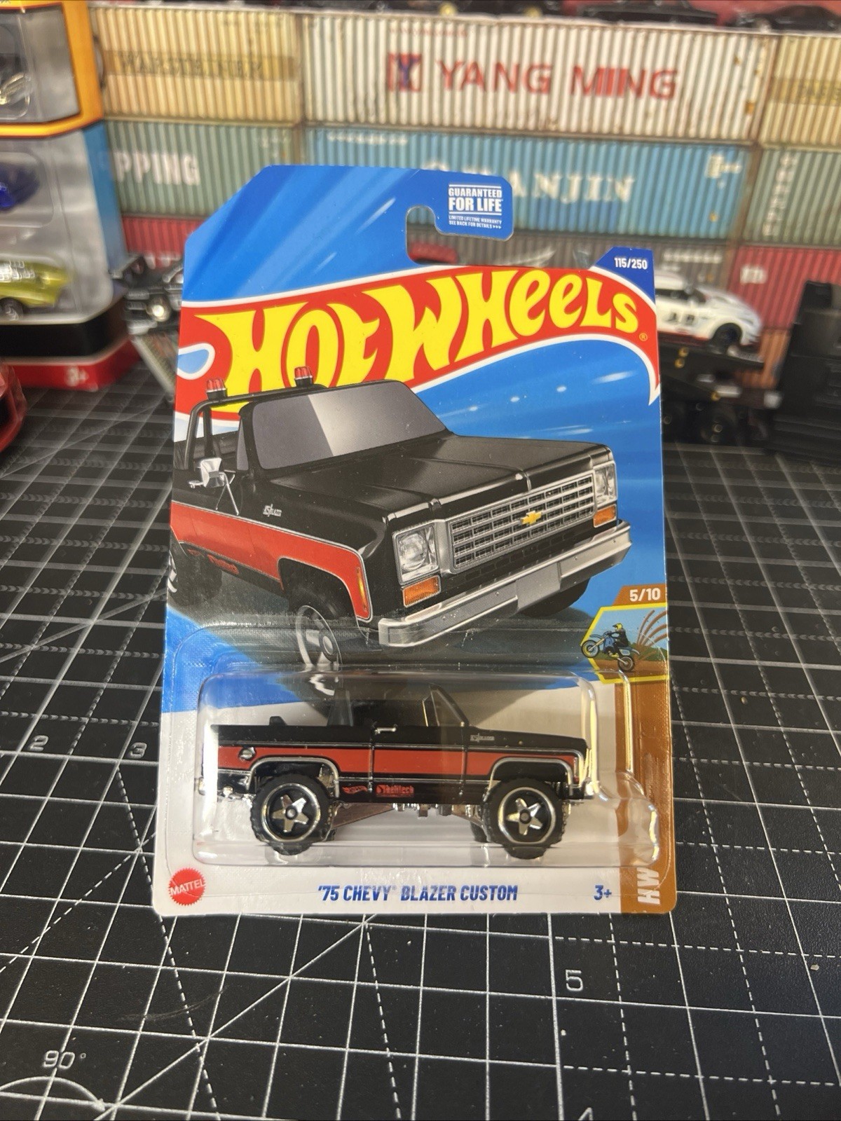 2025 Hot Wheels ‘75 CHEVY BLAZER CUSTOM Black  HW Dirt NEW