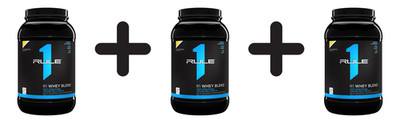3 x Rule One R1 Whey Blend, Frozen Banana - 878g (45,55 EUR/kg)