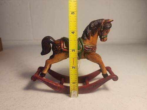 Plastic Rocking Horse Christmas Ornament - Picture 4 of 4