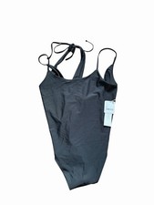 Free People Mare Perpetua Essential Black Swim Suit Costume RRP $135 Size XL 16