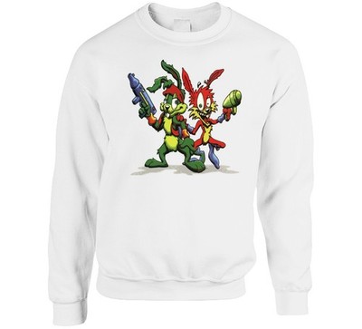 Jazz Jackrabbit Video Game Retro Crewneck Sweatshirt