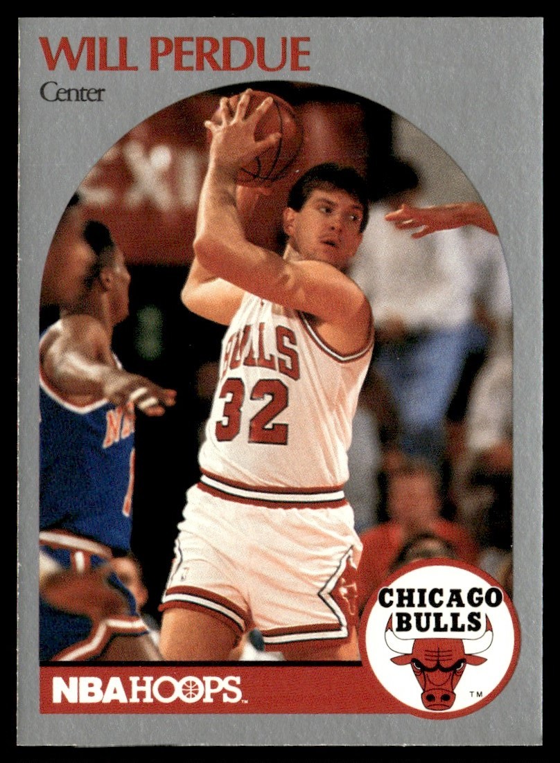 1990-91 Hoops Will Perdue Chicago Bulls #68