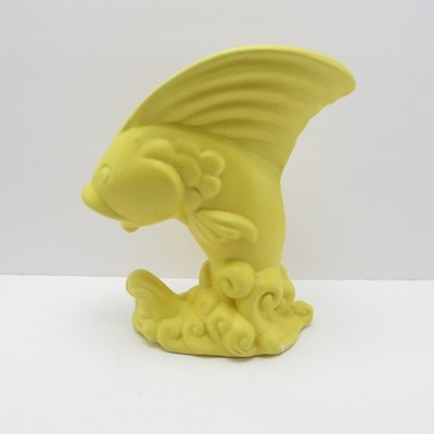 Vtg.Haeger Ceramic Yellow Flying Fish Vase MCM Art Pottery Vase Vtg ...
