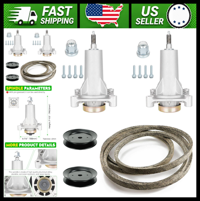 #ad 46quot; Mower Deck Rebuild Kit for Husqvarna YTH22V46 YTA22V46 with Spindles Belt $102.99