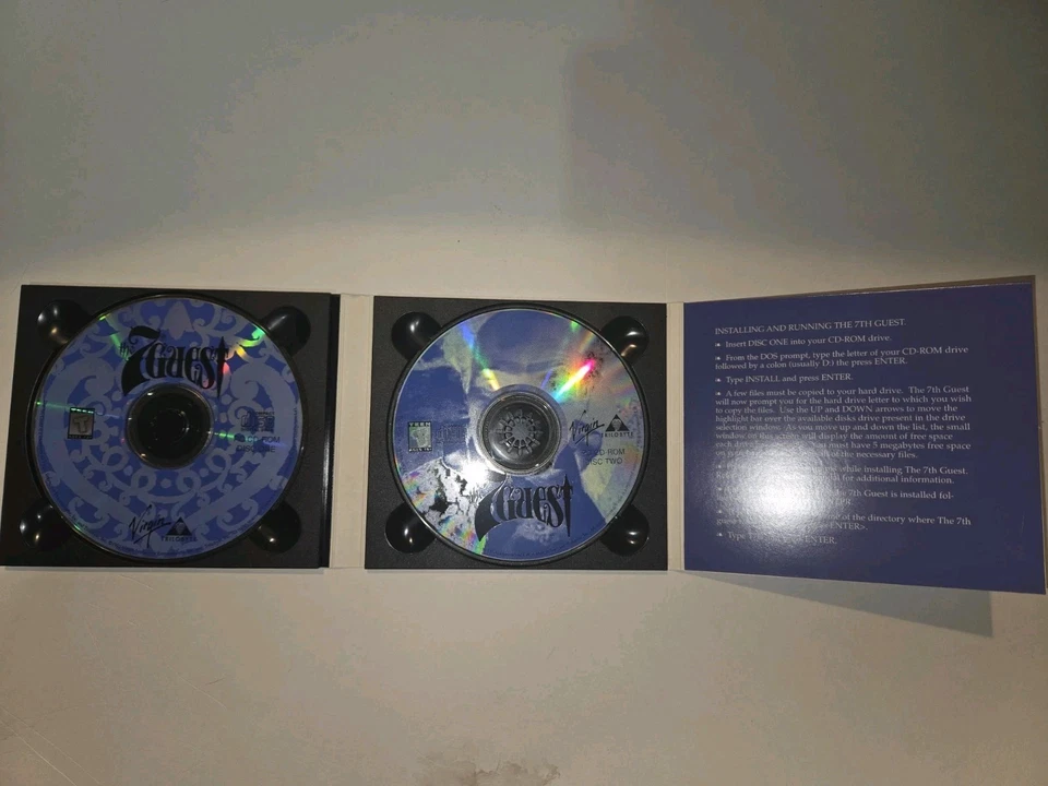 The 7th Guest 1992 PC CD-ROM Video Game Complete in Big Box - Horror Adventure - Image 3 of 4