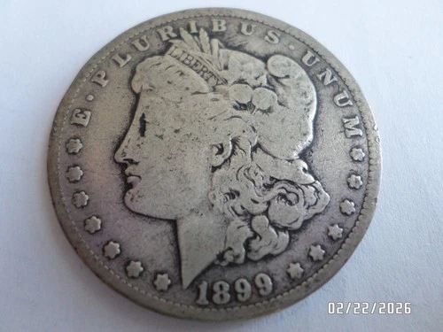 Morgan Dollars 1899-O Good w5.9 g