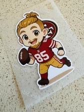 KITTLE CHIBI Sticker / Decal - Niners Football San Francisco Forty Niners kawaii