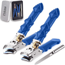 Toenail Clippers for Thick Toenails, Wide Jaw Nail Clippers Set,Heavy Duty Ingro