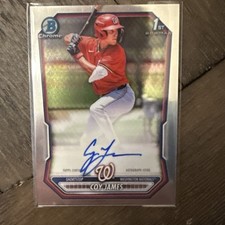 2026 Bowman Chrome COY JAMES  AUTO Washington Nationals #CPA-CJ *Read