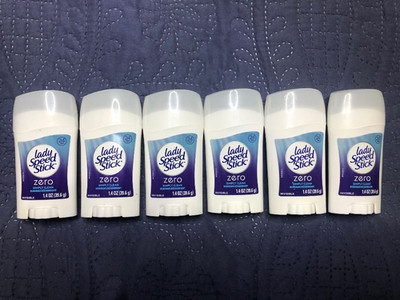 (6) Lady Speed Stick ZERO Deodorant SIMPLY CLEAN 1.4oz Each - Exp 11/26 ...