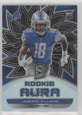 2022 Panini Spectra Rookie Aura 47/99 Jameson Williams #AUR-JWI RC rf2