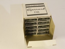 Vintage Garrard BOX LOT OF 10 F45 45 Record Spindle Adapter Changer