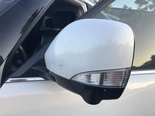 2014-2016 INFINITI QX80 Power Side View Mirror Left Driver QAA White      955428