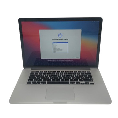 Apple MacBook Pro 11,4 2015 i7 4770HQ 16GB RAM 256GB SSD Silber MJLQ2LL/A
