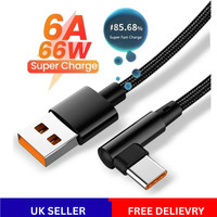 HeavyDuty USB Type C Charging Cable Braided Fast Phone Charger Long Lead 2m 3m
