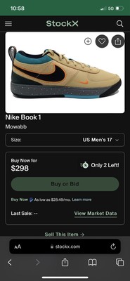 Nike Book 1 Mowabb Devin Booker