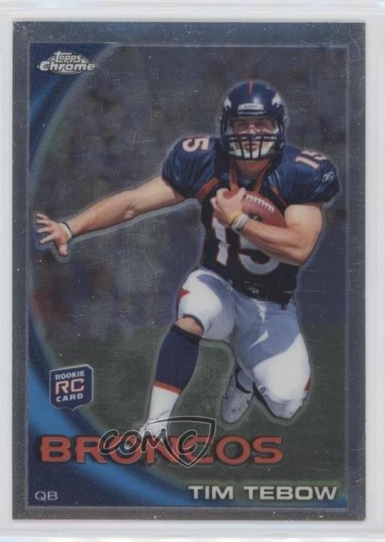2010 Topps Chrome Tim Tebow (Leaping) #C100 9cf