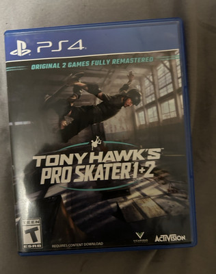 Tony Hawk's Pro Skater 1 + 2 Remastered for Sony PlayStation 4 PS4