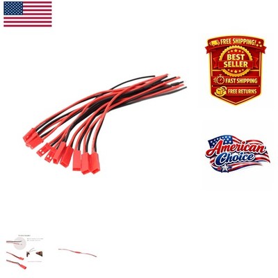 Versatile 5 Pair 20 AWG JST Silicone Battery Connectors for Electronics Projects