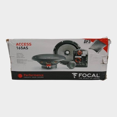 Focal 165AS 6.5  2-Way Component Kit Speakers (Untested)