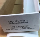 BOSE Model PM-1 Acoustic Wave Power Microphone in Original Box — photo 2
