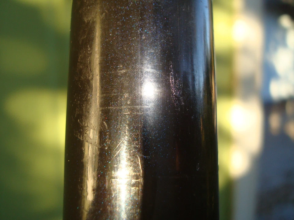 Horquilla giratoria sin rosca para rueda de 26", dirección de 1-1/8" X 7", recubierta de polvo negra Foto 3 de 4