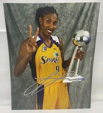 Lisa Leslie Autograph Signed 8x10 LA Sparks Champion WNBA
