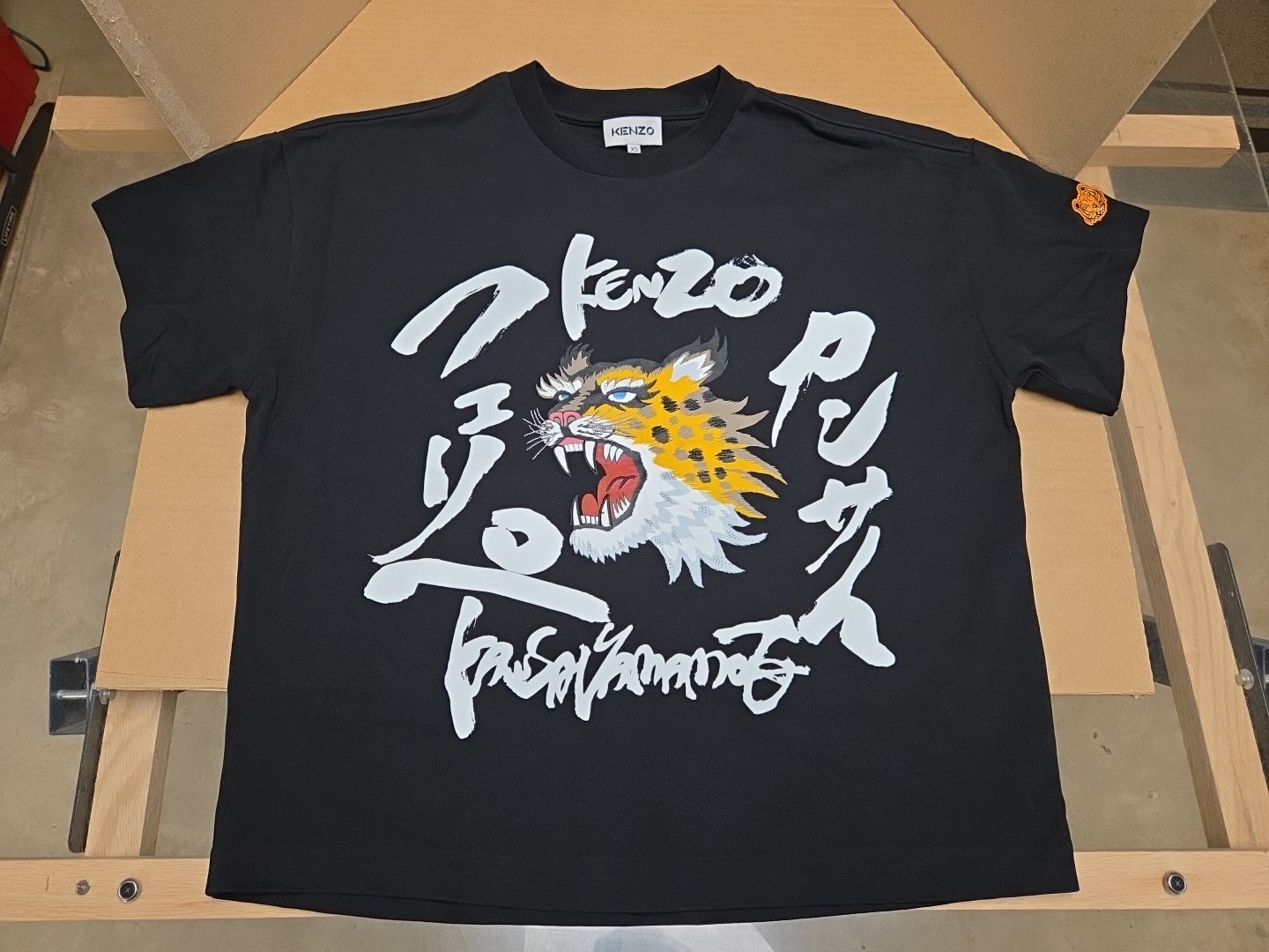 Kenzo x Kansai Yamamoto Tiger Graphic Print Shirt Black Size XS image 2