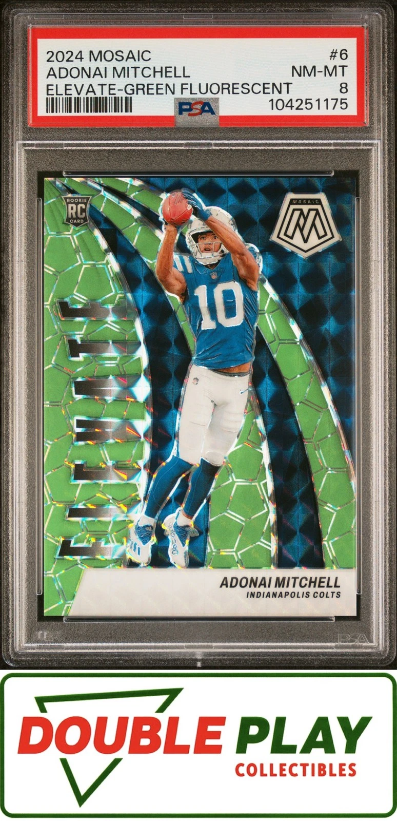 Adonai Mitchell Panini Mosaic Elevate #6 Green Fluorescent