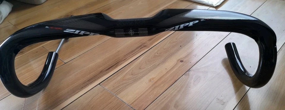 SL70 Zipp Aero Carbon Handlebars 420 x 31.8mm 245gms Gloss Black Finish — 第 4/4 张图片
