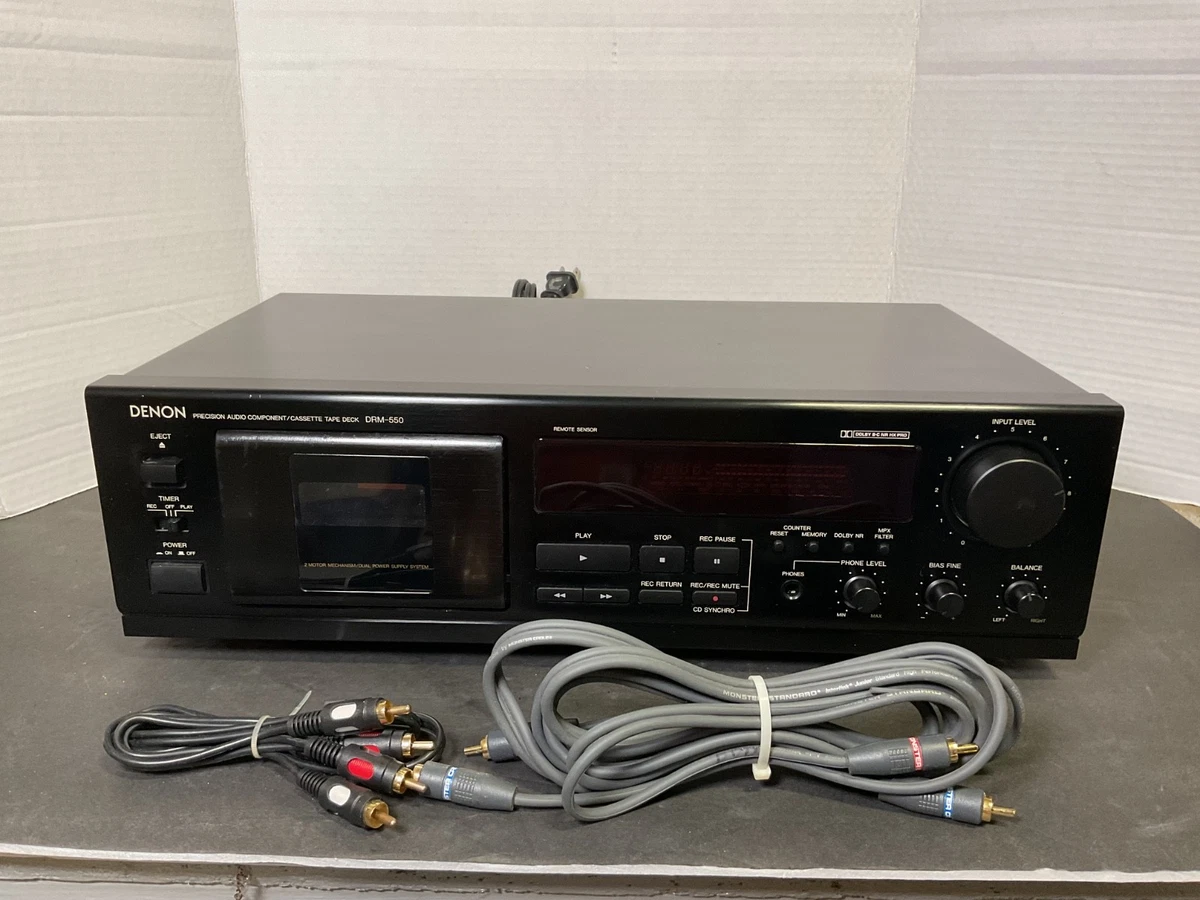 Jeu De 4 Courroies Pour Platine Cassette DENON DR-230 / DR230 - Qualité Supérieure