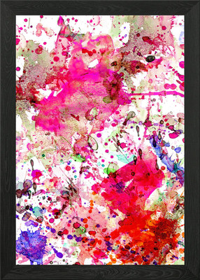 Let the colors explode Gerahmtes Wandbild Poster Leinwanddruck Bild